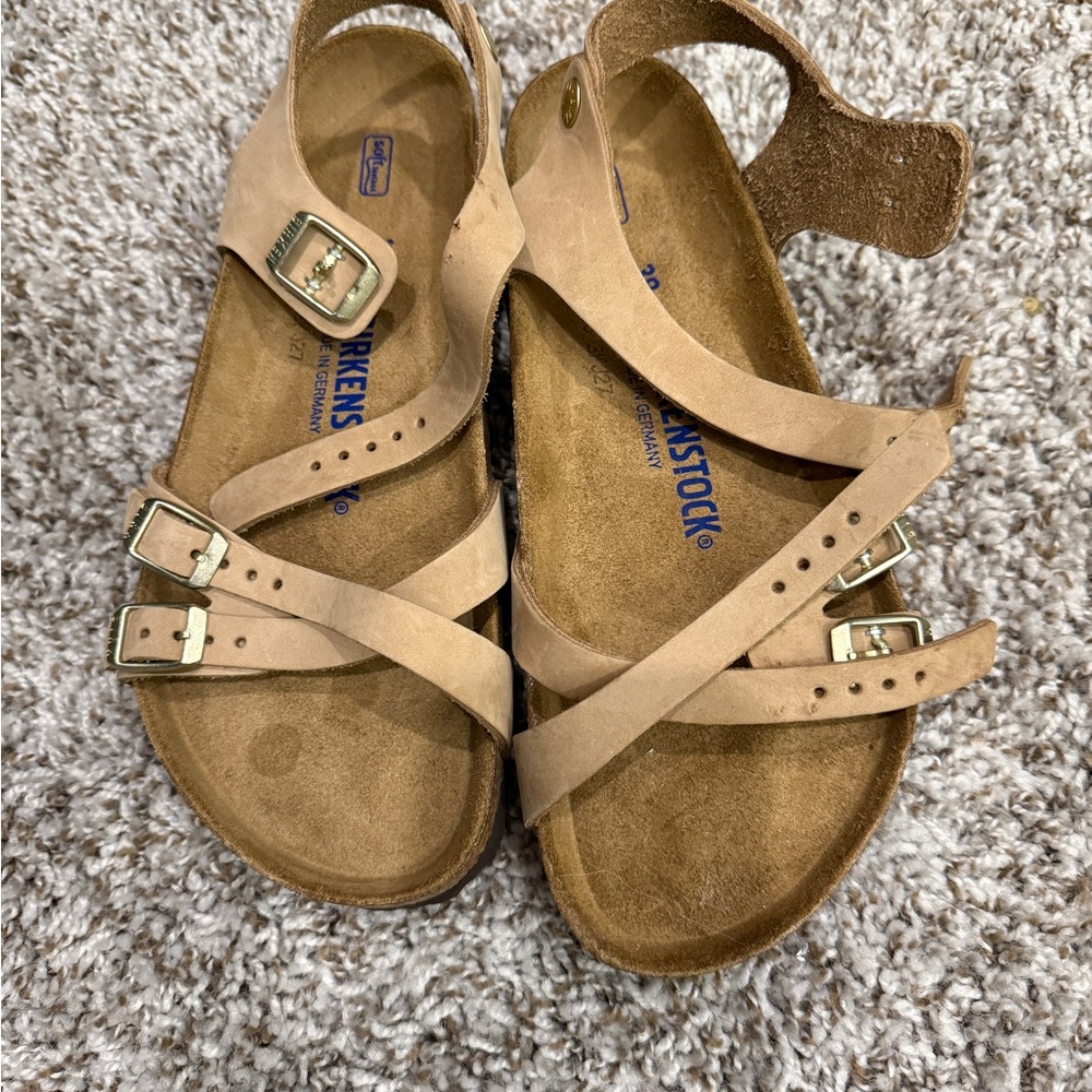 Birkenstock Soft Footbed Sandals in tan